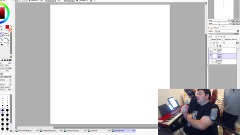 Greek draws his favorite thing in the whole world