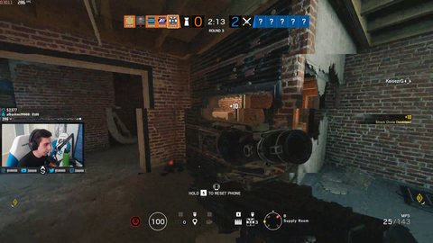 Shroud kills the Cloud9 R6 team
