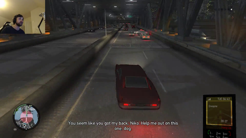 God gamer lane splitting with a car