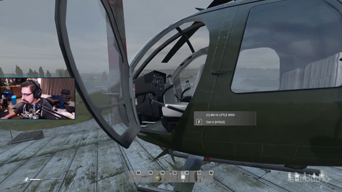 Shroud finally gets to fly a helicopter in DayZ!