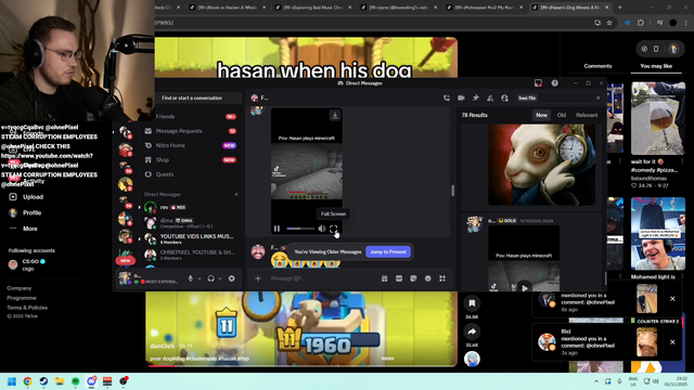 When your dog interrupts your minecraft speedrun