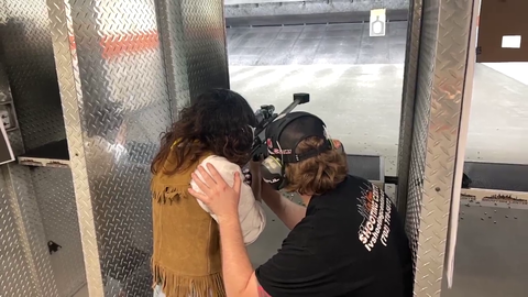 Smol Gurl Shoots Big Gun