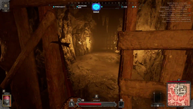 Kyle the traitor and his Bard decide who will take the portal