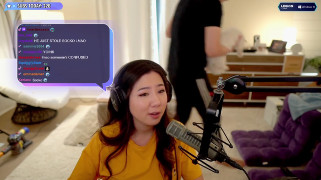 Fuslie's cat had a surprise for her
