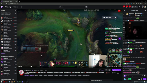 "No one is ever happy playing league"