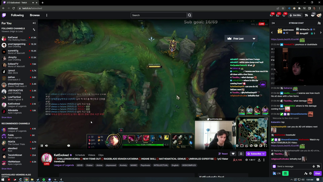 "No one is ever happy playing league"