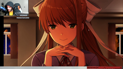 Hasan gets spooked by cute anime girl