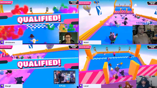 Twitch Rivals - Mizkif asscrack shirtless dominaton
