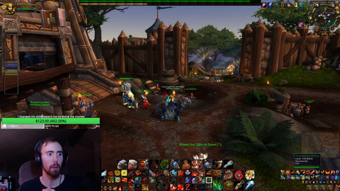 Asmongold outplaying the system