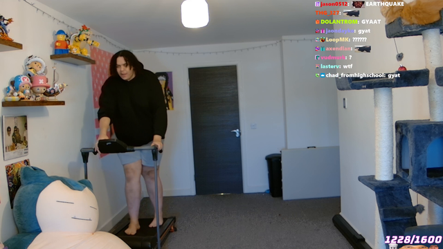 Zoil Runs On A Treadmill