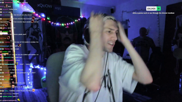 xQc discovers actual mold growing on him