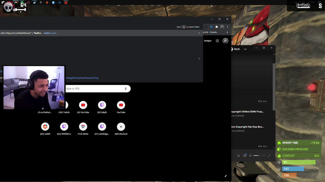 Myth - XQC is not reading chat BTW