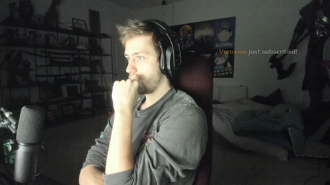 Soda’s reaction to the cliff scene in Midsommar