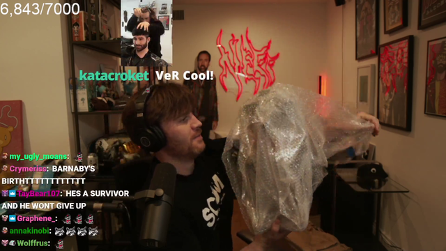 Willaby Neff unboxes his new taxidermy mascot
