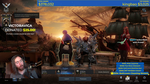Asmongold's Charity stream ends with $380k for Ukraine