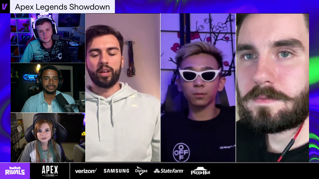 During the winners interview of Twitch Rivals, Baron can't hold it in looking at 72hrs phone cam