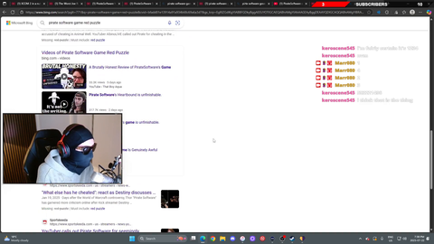 I played Pirate Software's game but couldnt find any gameplay for a puzzle because there were to many hate videos