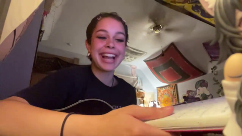 New streamer performs her own song for the first time
