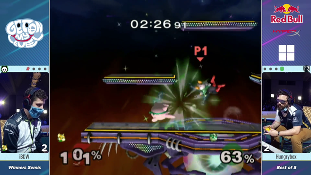 IBDW hits Hbox with the reverse pop off.