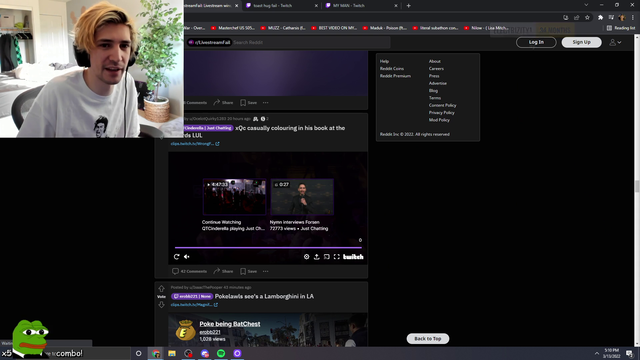 xqc critiques the streamer awards show