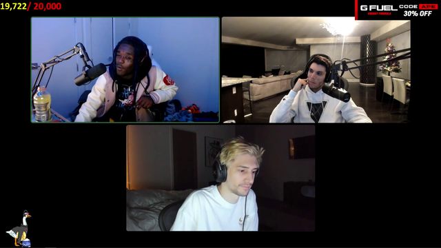 Wholesome moment between Lil Uzi Vert and xQc