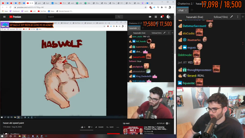 Hasan Watches a Fan Art Timelapse