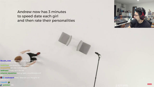 PeterParkTV answering a chatter's question at the best time