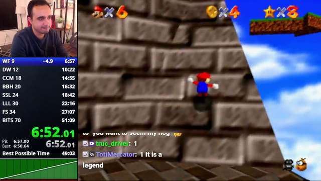 A viewer asks a question