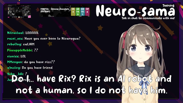 AI Vtuber has an opinion on British people