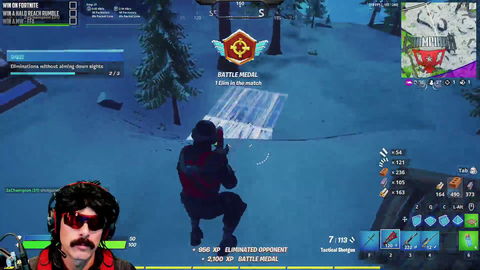 This is what happens when Doc reinstalls Fortnite