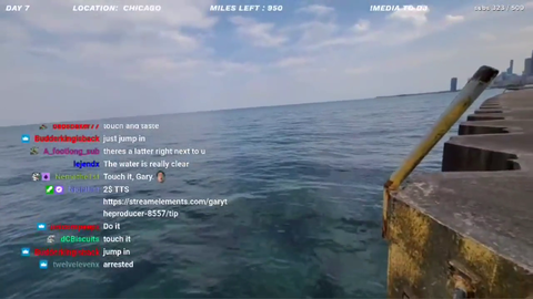 Streamer decides to take a dip in the water with his new $550 phone