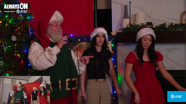 Santa goes hard.