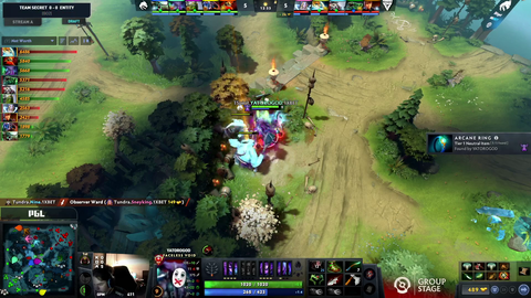 Some wild and naughty action going on in Dota pro game