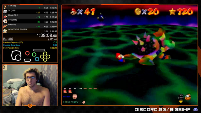Super Mario 64 120 World Record Beat