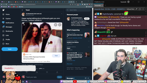 Hasan responds after getting called out, BASED take on the Maya drama