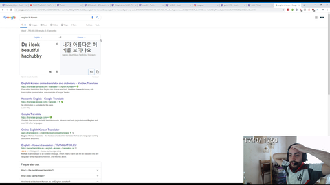 Sliker learns Korean