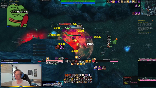 Naowh hits world first level 80 in Wrath of the Lich King classic!