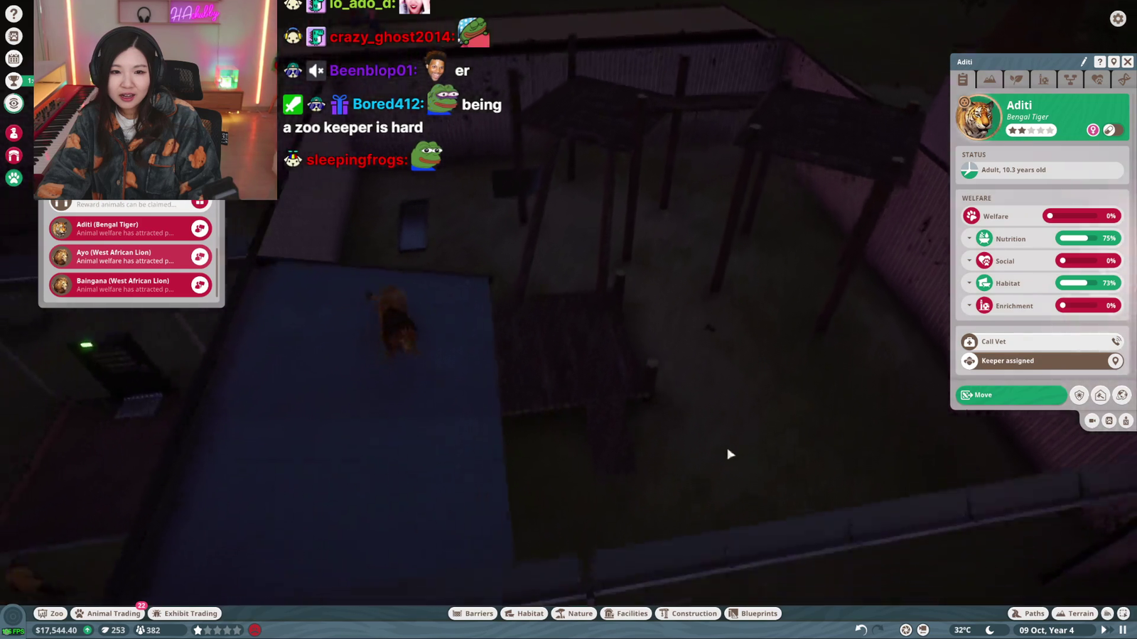 Hachu opens a zoo
