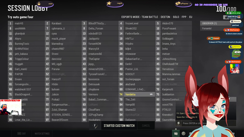 Vtuber joins Forsen's PUBG game (warning: loud)