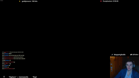 Finlev's roommate visits the stream at the right time