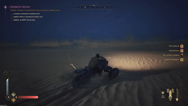 Spice Man testing his Dune bike