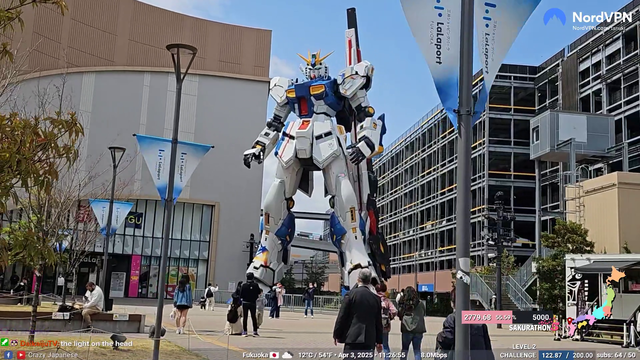 Giant Gundham in Fukuoka Japan!