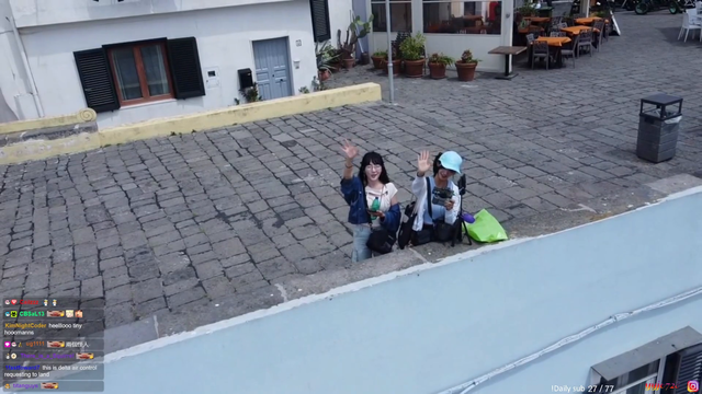 Drone view of Procida