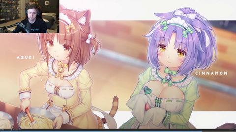 Soda checks out the reviews on an anime game