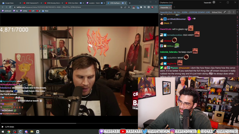 Hasan on Will and Trains talk