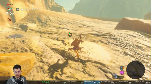 Amiibo Strat causes speedrunner to die in BotW on WR pace