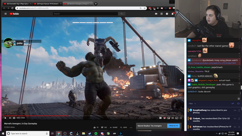Poke's "explains" his issues with the new Avengers game