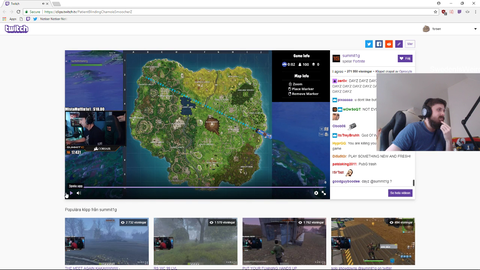 Forsen reacts to Summit mental breakdown playing Fortnite
