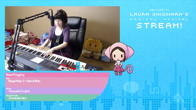 Video game composer Laura Shigihara plays Mega Man music by ear
