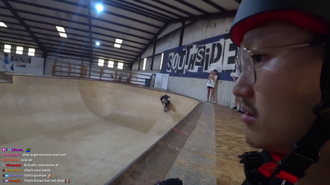 Wicked skateboard stunt
